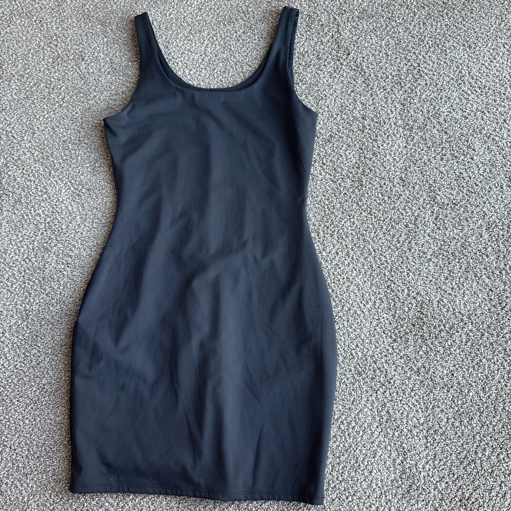 Express Black Body Contour Dress
